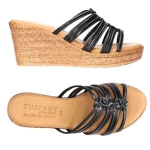 NEW Tuscany Luciana Women's Wedges Sandals Italy Size 9.5  NEW